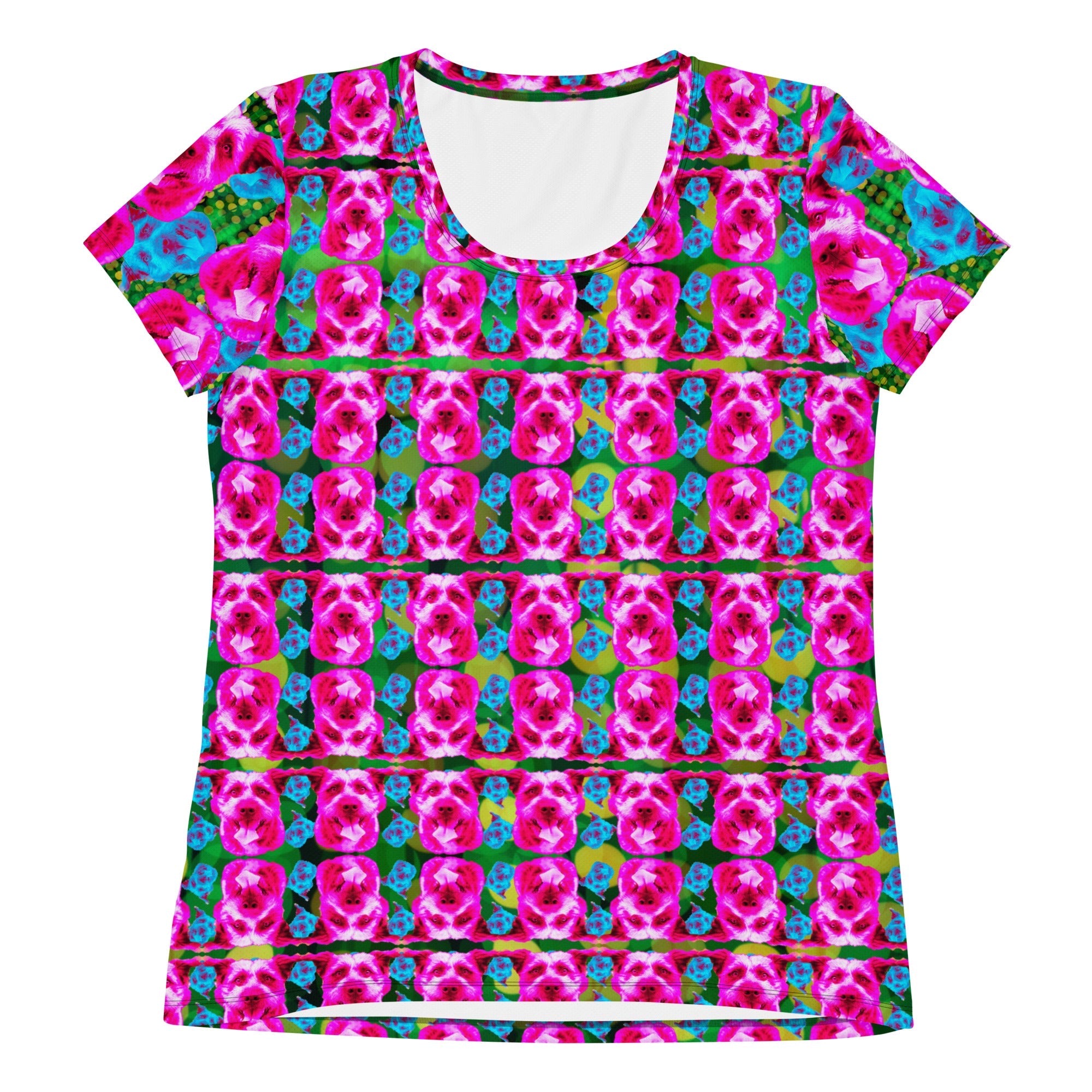 All-Over Print Women’s Athletic T-Shirt