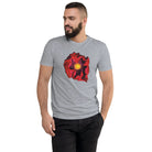 Queer Botanicals | Opening Red Poppy | Men's Short Sleeve T-Shirt BaDeYaDeYa