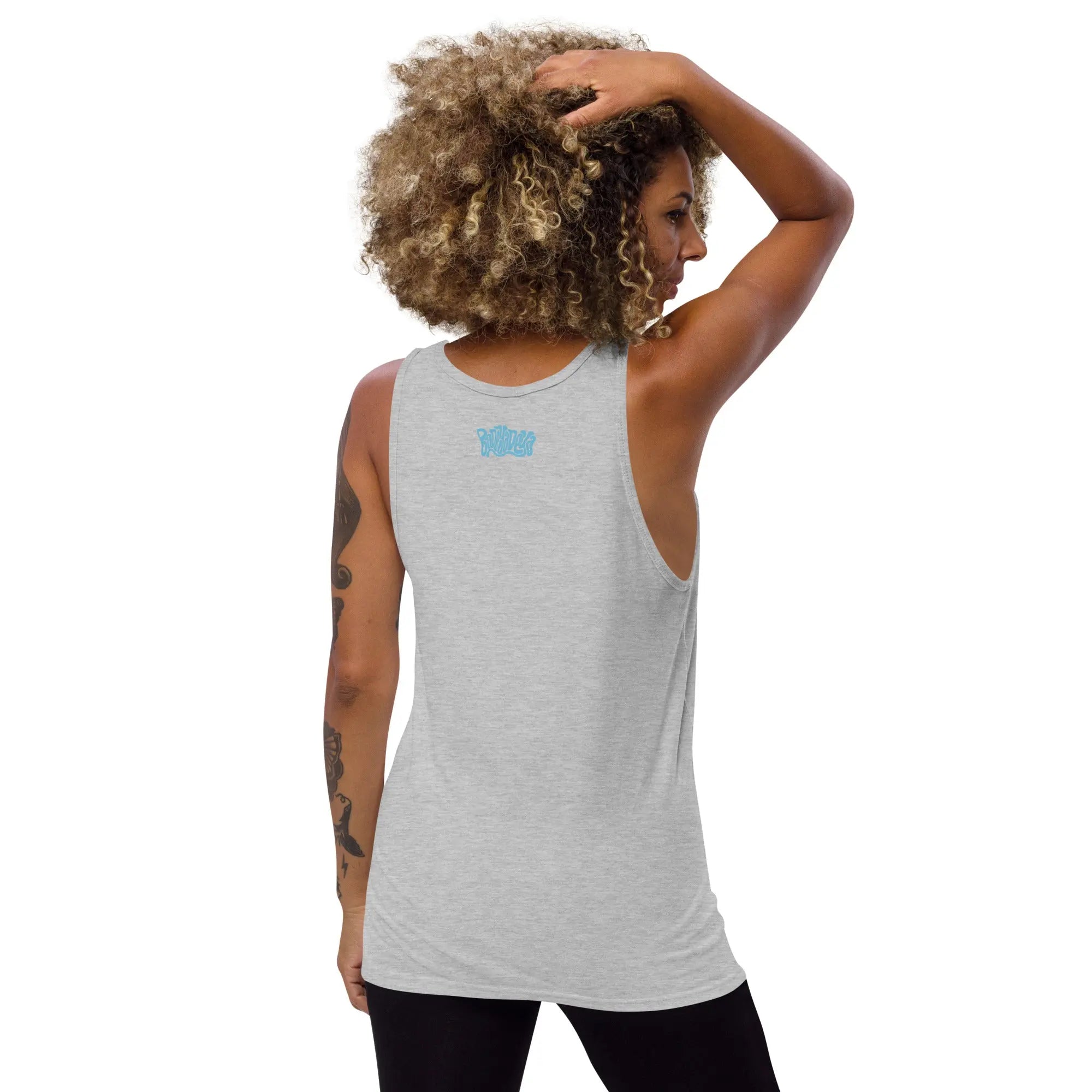 Queer Botanicals  | Blue Rose | Unisex Tank Top BaDeYaDeYa