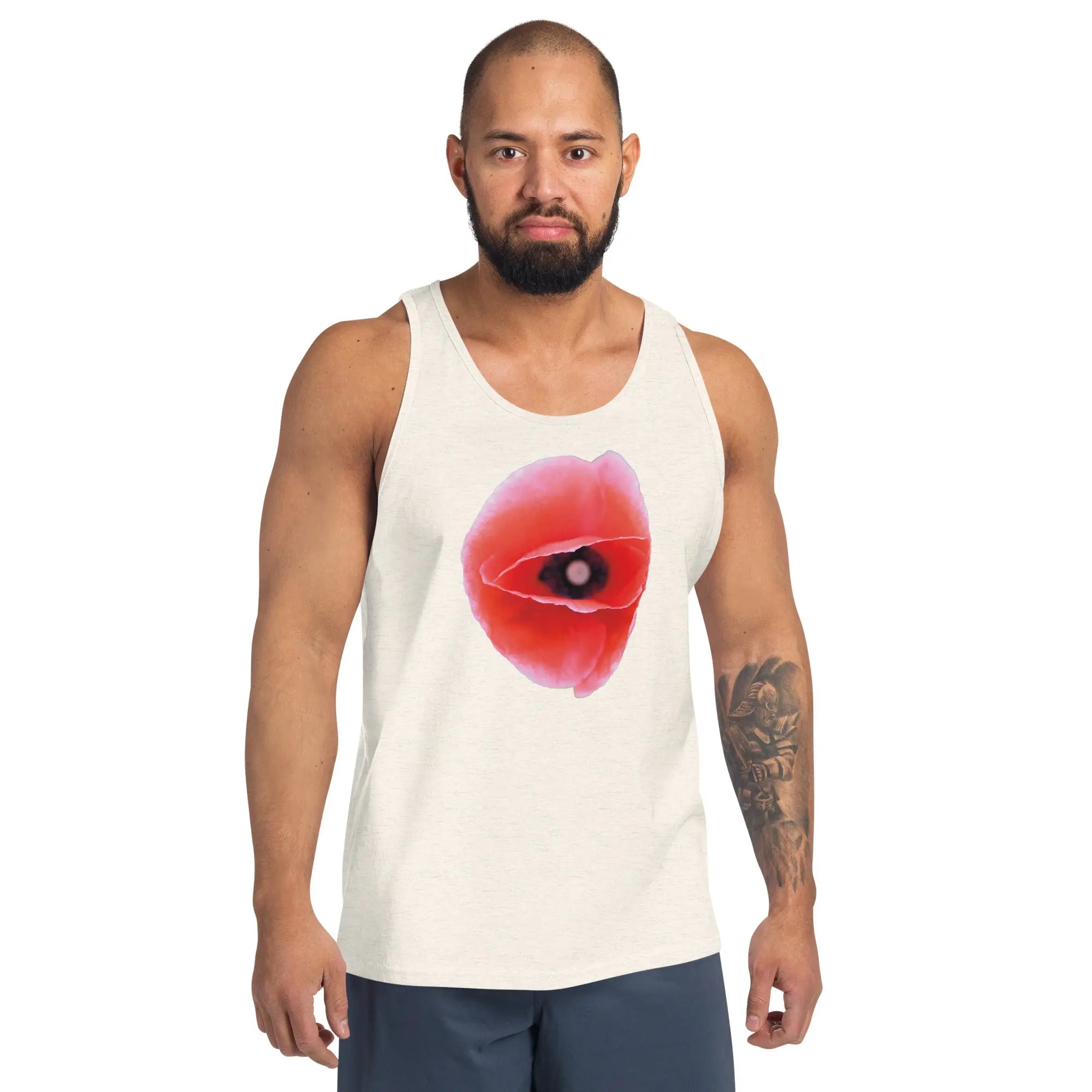 Queer Botanicals | Red Poppy | Unisex Tank Top BaDeYaDeYa