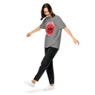 Queer Botanicals | Red Poppy | Unisex Heavyweight T-Shirt BaDeYaDeYa