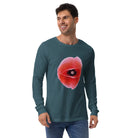 Queer Botanicals | Red Poppy | Unisex Long Sleeve T-Shirt BaDeYaDeYa