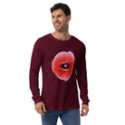 Queer Botanicals | Red Poppy | Unisex Long Sleeve T-Shirt BaDeYaDeYa