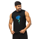 Queer Botanicals  | Blue Rose | Unisex Muscle T-Shirt BaDeYaDeYa