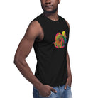 Queer Botanicals | Rainbow Rose | Unisex Muscle T-Shirt BaDeYaDeYa