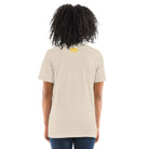 Fluorescent Flowers | Yellow Poppy | Unisex Vintage T-Shirt BaDeYaDeYa