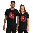 Queer Botanicals | Opening Red Poppy | Unisex Vintage T-Shirt BaDeYaDeYa