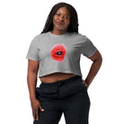 Queer Botanicals | Red Poppy | Women's/They Friendly Crop Top BaDeYaDeYa