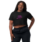 Queer Botanicals  | Bruised Rosebud | Women's/They Friendly Crop Top BaDeYaDeYa