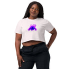 Queer Botanicals  | Violets | Women's/They Friendly Crop Top BaDeYaDeYa