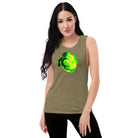 Queer Botanicals | Lime Rose | Women's Muscle T-Shirt BaDeYaDeYa