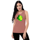 Queer Botanicals | Lime Rose | Women's Muscle T-Shirt BaDeYaDeYa