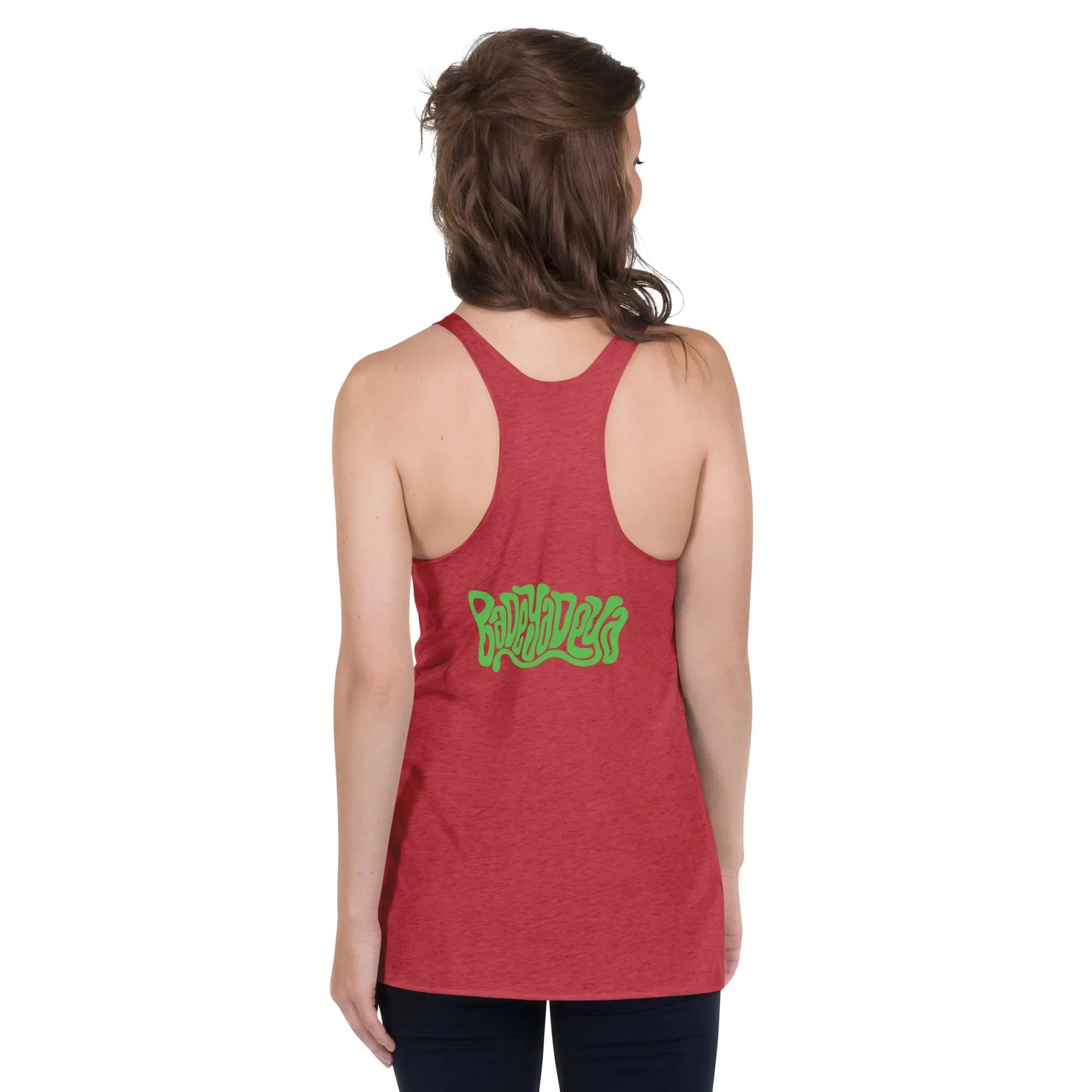 Queer Botanicals | Lime Rose | Women's Racerback Tank Top BaDeYaDeYa